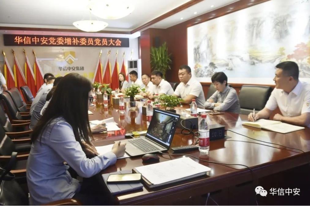 华信中安召开党委增补委员党员大会